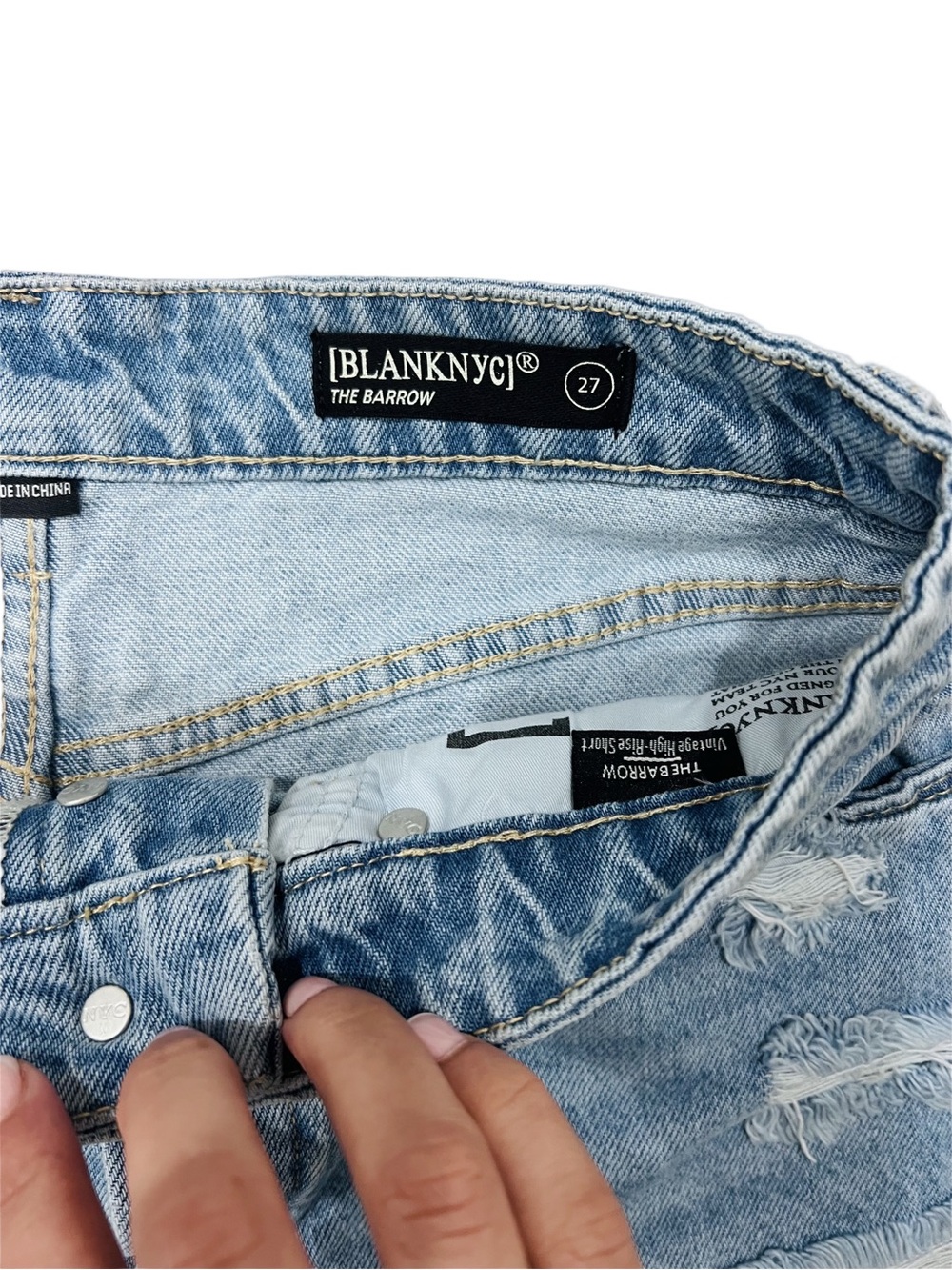 Blanknyc • Women’s The Barrow Vintage High Rise Shorts 27 NWT - Picture 8 of 13